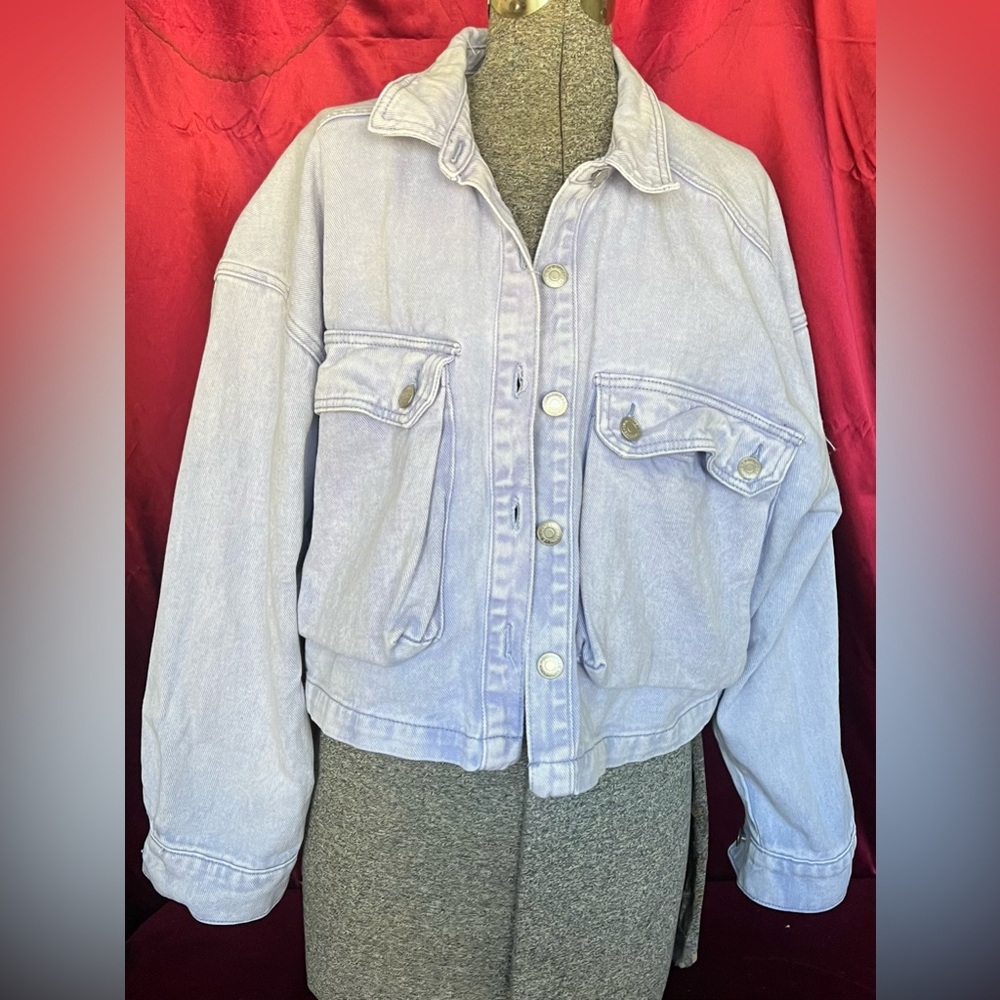 Signature8 Lavender Jean Jacket